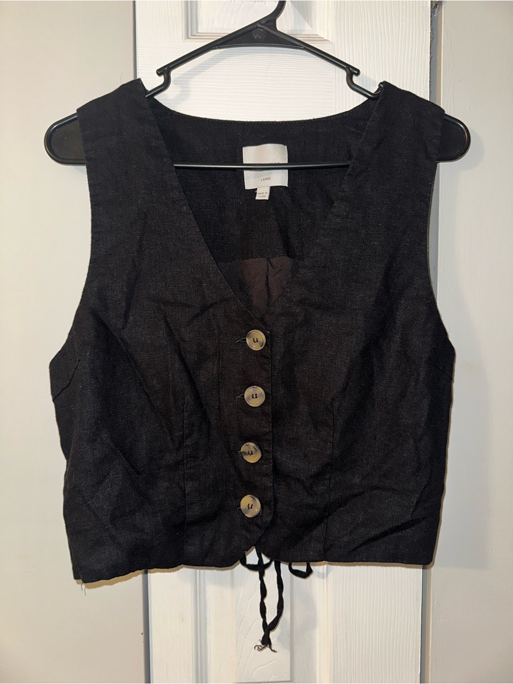 Love Tree Buttoned Vest